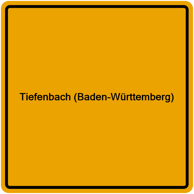 Einwohnermeldeamt24 Tiefenbach (Baden-Württemberg)